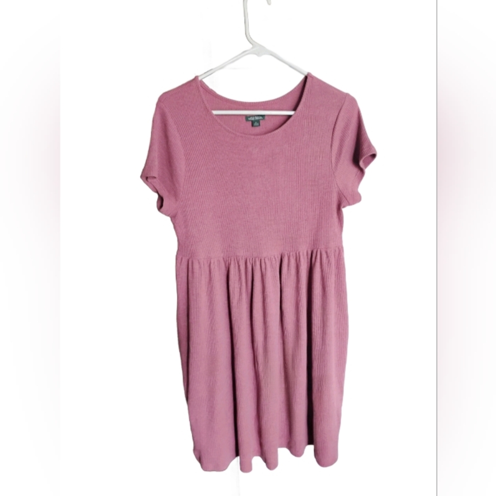 Wild Fable Pink Mini Sundress Casual Short Sleeve